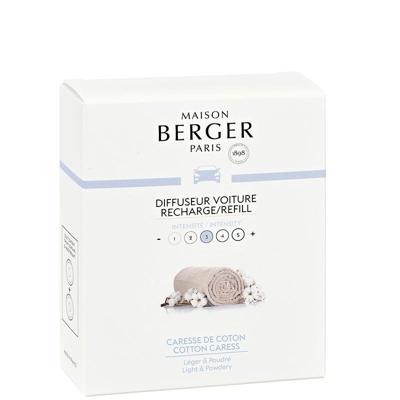 Maison Berger Navulling - voor autoparfum - Cotton Caress - 2 Stuks