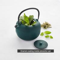 POINT-VIRGULE - Koffie & Thee - Theepot gietijzer 1,00l Forest Green - thumbnail