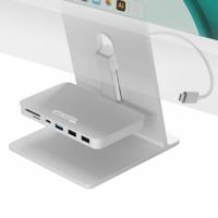 Plugable USB C-hub voor iMac 24 inch 2021, 2023 en 2024 6-in-1 USB-hub multipoortadapter met 10 Gbps USB-C en USB 3.0, 2x USB 2.0, microSD- en SD-kaartlezer, niet voor 2020 en eerdere iMacs (AD-6IN1) - thumbnail
