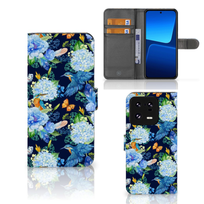 Telefoonhoesje | Met pasjeshouder | voor Xiaomi 13 Pro IJsvogel