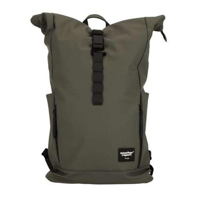 Sporttas - WEERBERICHT - Bronskleurig PU - Khaki