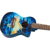 Flight Elise Ecklund City Signature concert ukelele met padded gigbag, boekje en stickers - thumbnail