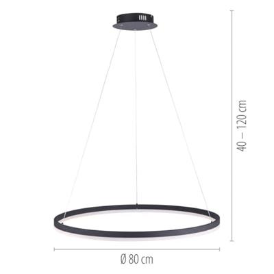 Paul Neuhaus Design hanglampTitus Ø 80cm - 2383-13