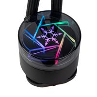 SilverStone novapeak 240 argb waterkoeling (zwart, 4 pin pwm) - thumbnail