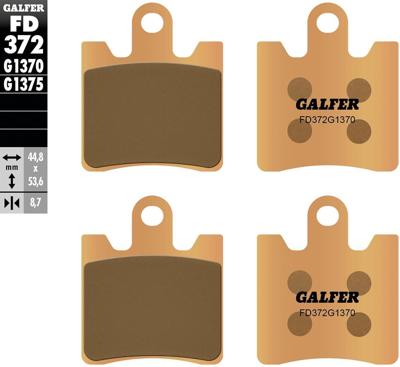 GALFER remblokken "fd372" brake pad fd372 g1370 sint.metal street