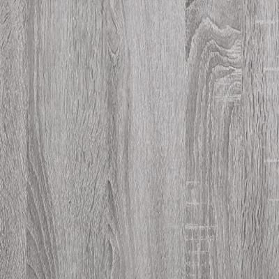 Wandschappen met stangen 2 st 30x25x30 cm grijs sonoma eiken - thumbnail