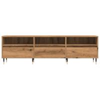 Tv-meubel 150x30x44,5 cm bewerkt hout artisanaal eikenkleur - thumbnail