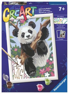Ravensburger CreArt Schilderen op nummer speelse panda