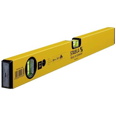 Stabila Type 70, 50 cm 2283 Metalen waterpas 50 cm 0.5 mm/m Stabila Type 70, 50 cm 2283 Metalen waterpas 50 cm 0.5 mm/m