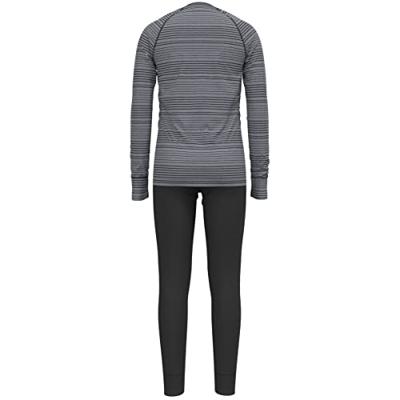 Odlo Long Active Warm Eco Set Thermoset Black - Grey Melange 104