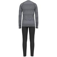 Odlo Long Active Warm Eco Set Thermoset Black - Grey Melange 140 - thumbnail