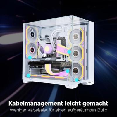 Lian Li Lian Li UNI FAN TL Wireless Lüfter, ARGB, PWM - Reverse Blade, 120mm, weiß PC-ventilator (b x h x d) 120 x 28 x 124 mm