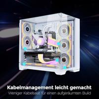 Lian Li Lian Li UNI FAN TL Wireless Lüfter, ARGB, PWM - Reverse Blade, 120mm, weiß PC-ventilator (b x h x d) 120 x 28 x 124 mm - thumbnail