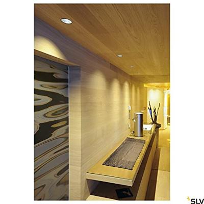 SLV InbouwspotHorn GU10 zwart - 112910
