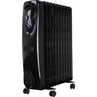 Zwarte Oliegevulde Radiator met 3 Warmtestanden - 2300 Watt - thumbnail