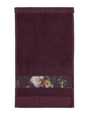 Essenza Essenza Fleur gastendoek Plum 30x50