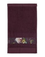 Essenza Essenza Fleur gastendoek Plum 30x50 - thumbnail
