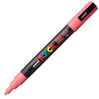 Uni POSCA paintmarker PC-3M, 1,5 mm, koraalrood - thumbnail