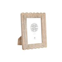 Fotolijsten DKD Home Decor 18,5 x 2 x 23 cm Natuurlijk Koloniaal Mangohout 20 x 2 x 24 cm - thumbnail