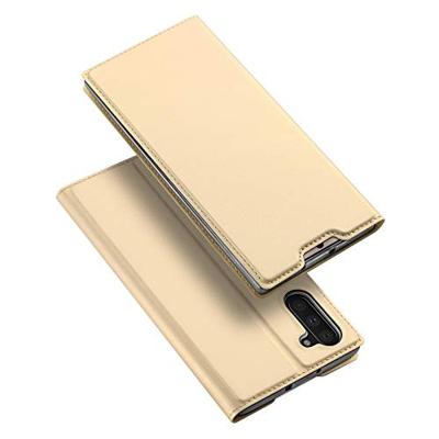 Dux Ducis - pro serie slim wallet hoes - Samsung Galaxy Note 10 - Goud Dux Ducis - pro serie slim wallet hoes - Samsung Galaxy Note 10 - Goud