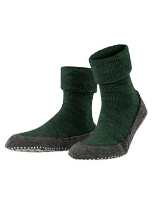 Falke Cosyshoe Slof Heren Green Mel. 41-42
