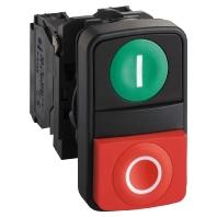 Schneider Electric XB5AL73415 XB5AL73415 Druktoets 600 V 6 A Moment (l x b x h) 59 x 30 x 50 mm IP67, IP69, IP69K 1 stuk(s)