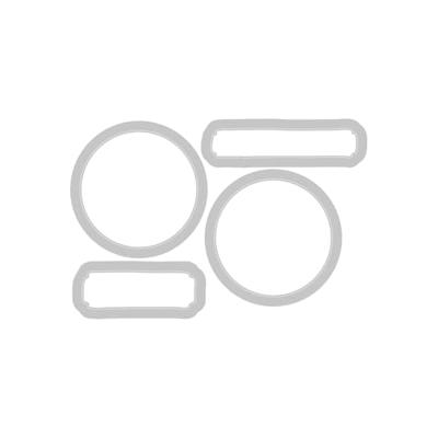 Sizzix • clear stamp set with framelits die thankful sentiments 15pcs