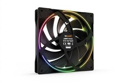 Be Quiet! light wings pwm high-speed rgb case fans (zwart, 3 stuks, 140 x 140 x 25 mm)
