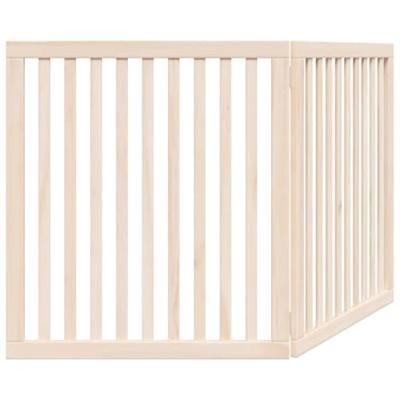 Hondenhek inklapbaar 2 panelen 160 cm populierenhout