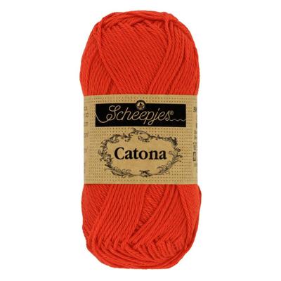 Scheepjes Catona 50g - 390 Poppy Rose - Haakgaren / Breigaren