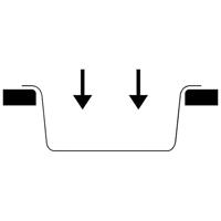 VidaXL Gootsteen dubbele bakken met overloopgat graniet grijs - thumbnail