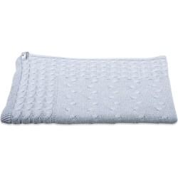 Baby's Only deken Cable grijs Maat