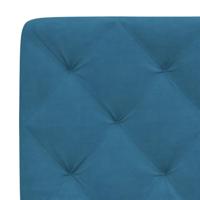 Bed met matras fluweel blauw 160x200 cm - thumbnail