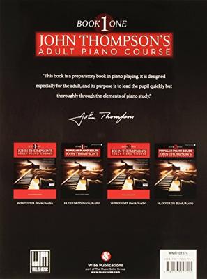 Willis Music - John Thompson&apos;s Adult Piano Course: book 1