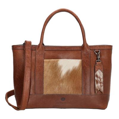 Micmacbags Schoudertas / Handtas met Vachtje Legacy Cognac