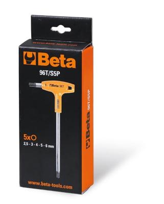 Beta Haakse zeskant stiftsleutelset tools 96t/s5p (5 delig) Beta Haakse zeskant stiftsleutelset tools 96t/s5p (5 delig)