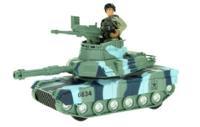 Toi-Toys Militaire Tank met Licht en Geluid - 17 cm - thumbnail