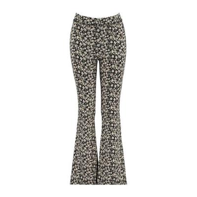 America Today Junior flared broek Cindy met all over print lilac/purple