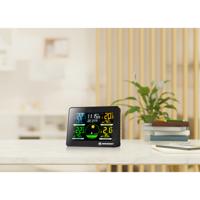 BRESSER Thermo Hygro Quadro NLX - Thermo-/Hygrometer met 3 Buitensensoren - thumbnail