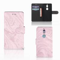 Nokia 7 | Bookcase | Marble Pink - Origineel Cadeau Vriendin - thumbnail
