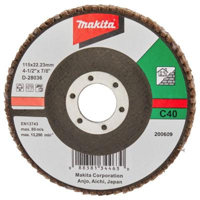 Makita Accessoires Lamellenschuurschijf 115mm C40 - D-28036 D-28036