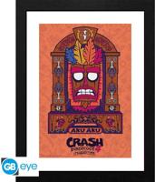 Crash Bandicoot Framed Print - Aku Aku - thumbnail