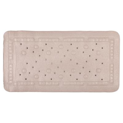 Differnz Tutus inlegmat bad antislip laag 100% PVC 68 x 36 cm taupe