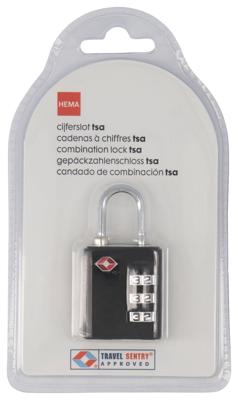 HEMA TSA cijferslot - 6.5x3
