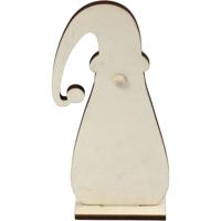 Creativ Company Kerstkabouter, h: 15 cm, d: 2,4 cm, b: 7 cm, dikte 3 mm, 1 stuk - thumbnail