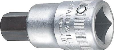 Stahlwille Dopsleutelbit | 3/4 inch binnen-6-kant | sleutelwijdte 19 mm | lengte 80 mm | 1 stuk - 05050019 05050019