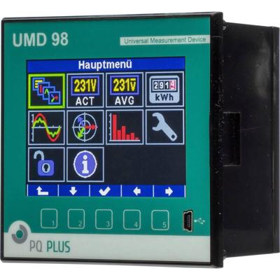 PQ Plus UMD 98RCM-T Digitaal inbouwmeetapparaat