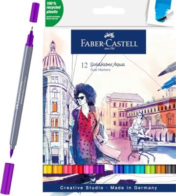 Faber Castell Duo aquarelmarker Goldfaber etui