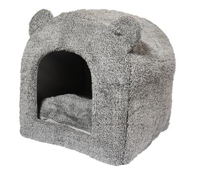 40 Winks Rosewood kattenmand iglo teddy grijs