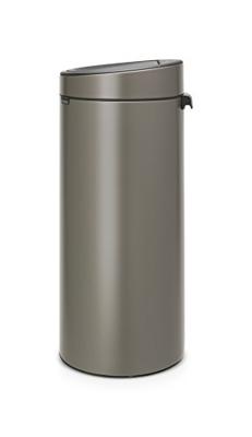 Brabantia touch bin afvalemmer 30 liter platinum - thumbnail